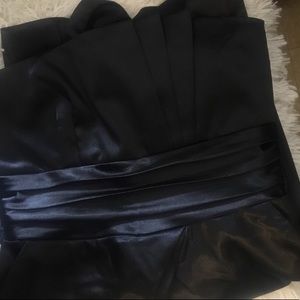 Off the shoulder silk dress